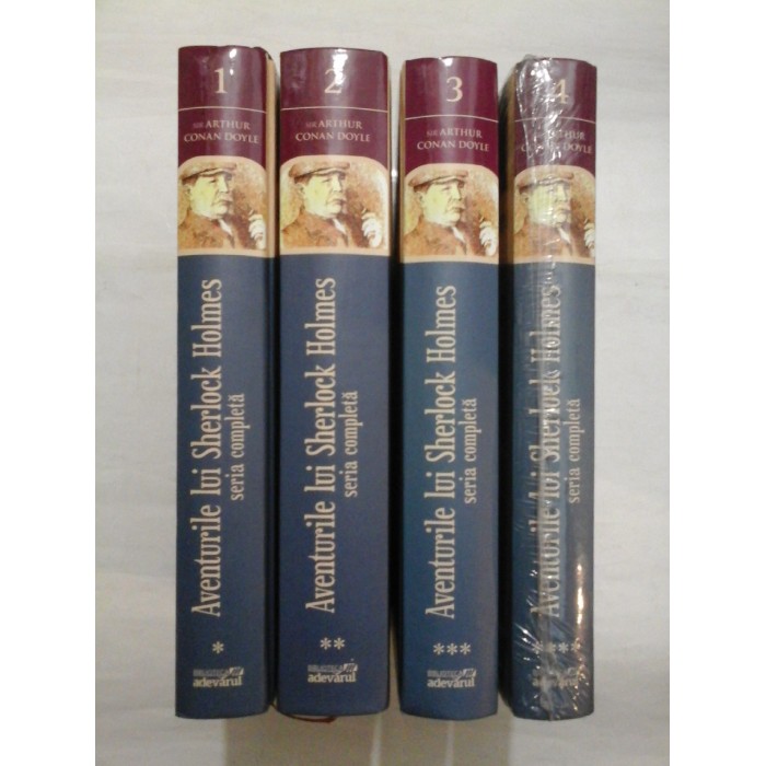 AVENTURILE LUI SHERLOCK HOLMES (4 VOLUME) - Biblioteca Adevarul